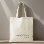 Modern minimalistisk Maid of honor Tote Bag Tygkasse<br><div class="desc">Tvättsäck för maid of honor som är designad i anpassningsbar och som har en modern och minimalistisk utformning.</div>