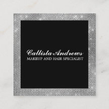 Modern minimalistisk Makeup Silver Glitter