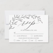 Modern minimalistisk måltid i Gren Leafy Bröllop