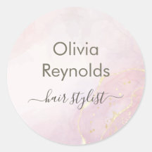 Modern minimalistisk Marble Struktur Rosa Guld