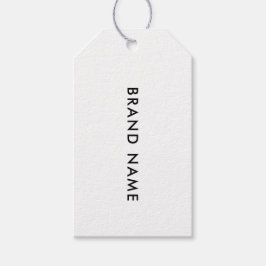 Modern minimalistisk Märkre för QR-kodklotetikett Presentetikett