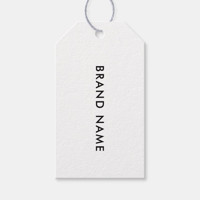 Modern minimalistisk Märkre för QR-kodklotetikett Presentetikett (Framsidan)