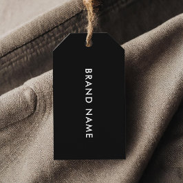 Modern minimalistisk Märkre för QR-kodklotetikett Presentetikett