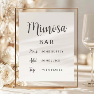 Modern minimalistisk Mimosa Pub Party Tabletop-sky