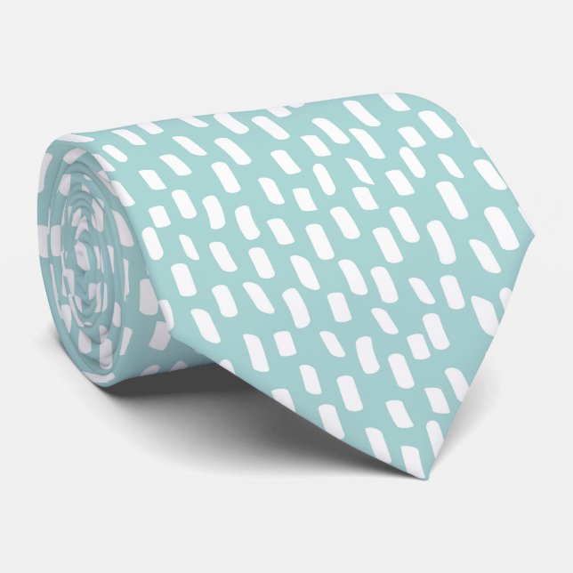 Modern minimalistisk mintgrön slips (Rullad)