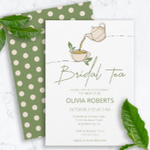 Modern minimalistisk Möhippa i Tea Party