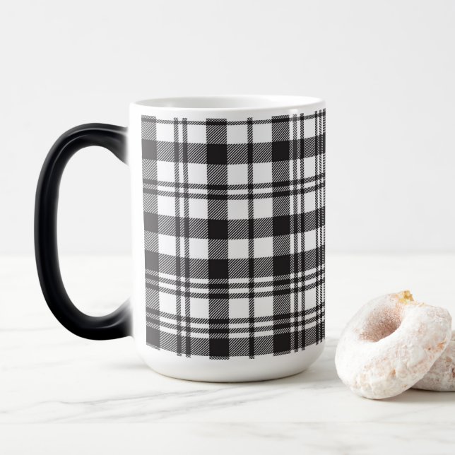 Modern Minimalistisk Mönster Magisk Mugg (Med munk)