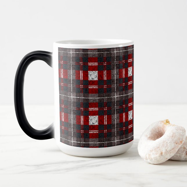 Modern Minimalistisk Mönster Magisk Mugg (Med munk)