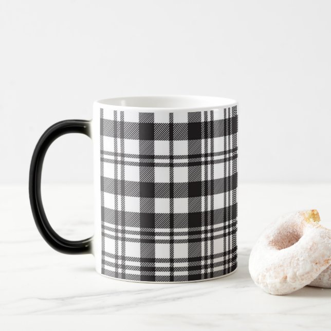 Modern Minimalistisk Mönster Magisk Mugg (Med munk)