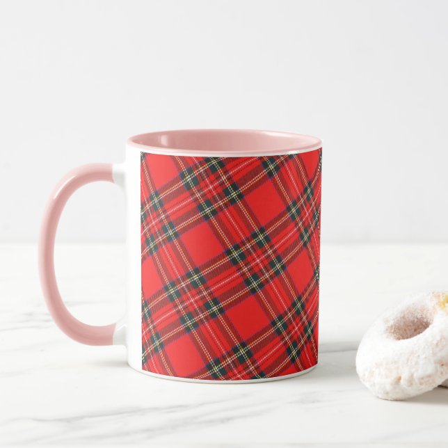 Modern Minimalistisk Mönster Mugg (Med munk)
