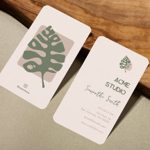 Modern minimalistisk monstera