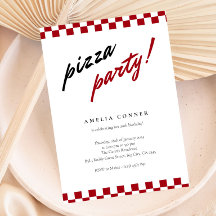 Modern minimalistisk neutral pizzafestinladan