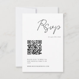 Modern, minimalistisk OSA av skript QR-kod