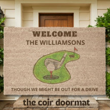 Modern minimalistisk Personlig av golf-tema