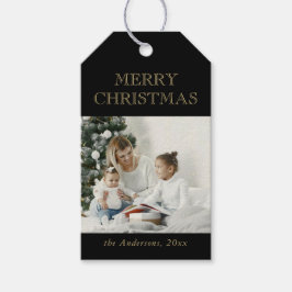 Modern minimalistisk personlig julfirande presentetikett