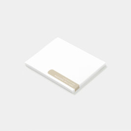 Modern minimalistisk Personlig-mall Post-it Block