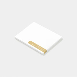 Modern minimalistisk Personlig-mall Post-it Block