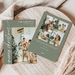 Modern minimalistisk Photo Collage God jul Julkort<br><div class="desc">Skicka varmt helgdag önskemål med ett "Modern Minimalist Photo God jul"-helgdag. Den här eleganta designen framhäver ditt favoritfoto, som är framtaget av ren linjer och underskattad typografi som förmedlar en enkel men elegant säsong hälsning. Den minimalistiska layouten behållor fokuseringen på ditt omhuldade minne, medan en subtil palett i färg tillför...</div>