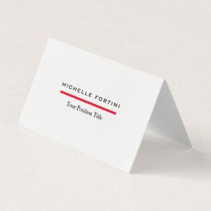 Modern minimalistisk Professionell är uppvägd Visitkort