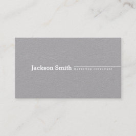 Modern minimalistisk professionell av grått anpass visitkort