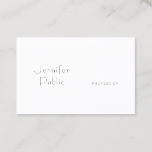 Modern minimalistisk Professionell Elegant Visitkort