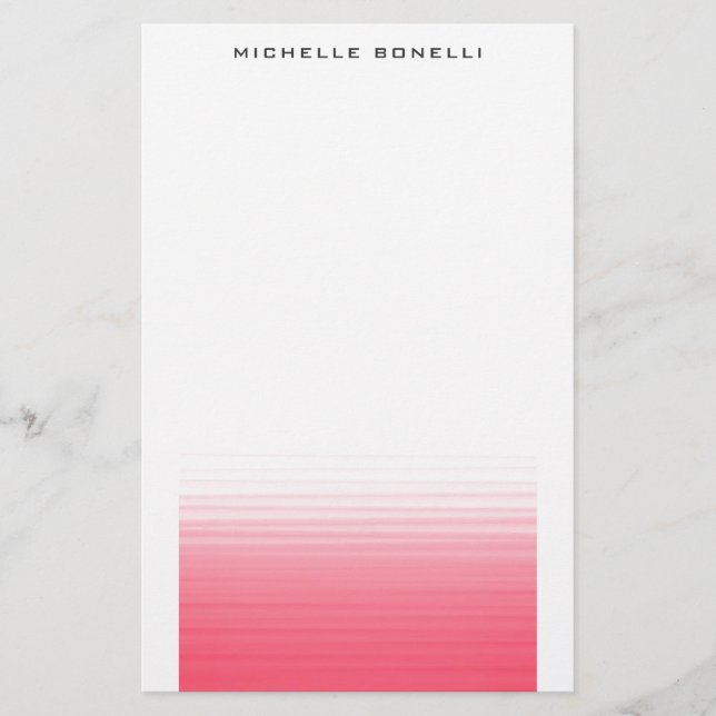 Modern Minimalistisk Professionell Enkel Ren Brevpapper (Framsida)