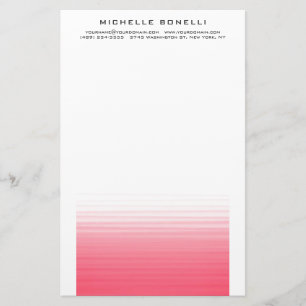 Modern minimalistisk professionell enkel stil brevpapper