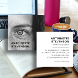 Modern minimalistisk Professionell Fyrkantigt Visitkort