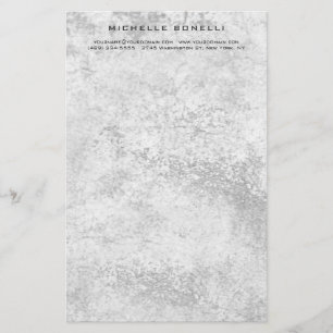 Modern minimalistisk professionell grå väggdesign brevpapper