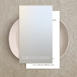 Modern minimalistisk Professionell i Silver Visitkort