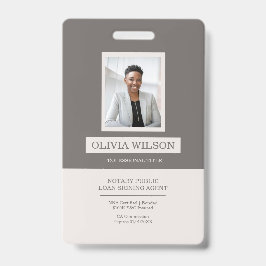 Modern Minimalistisk Professionell ID 