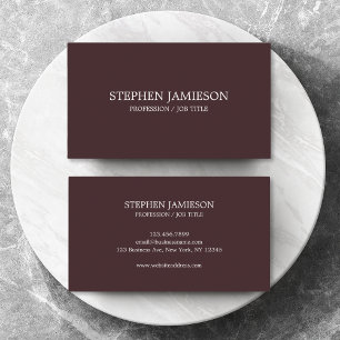 Modern Minimalistisk Professionell Klassiker Visitkort