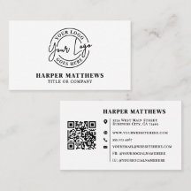 Modern Minimalistisk Professionell Logotyp QR-kod