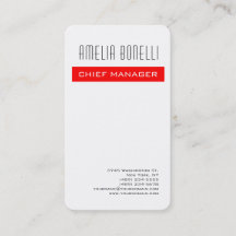 Modern minimalistisk Professionell - röd vit