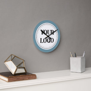 Modern minimalistisk Professionell svart Rund Klocka