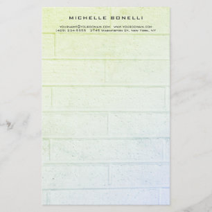 Modern minimalistisk professionell väggdesign brevpapper