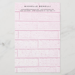 Modern minimalistisk professionell väggdesign brevpapper