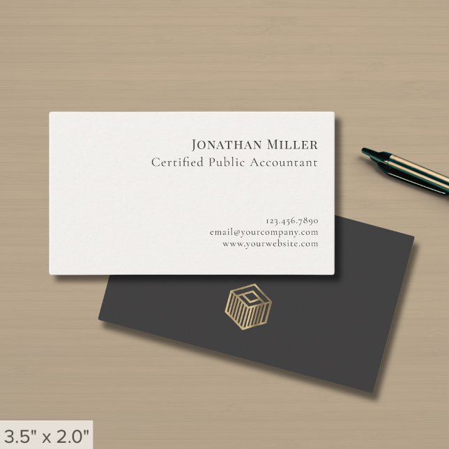 Modern minimalistisk Professionell Visitkort (Skapare uppladdad)