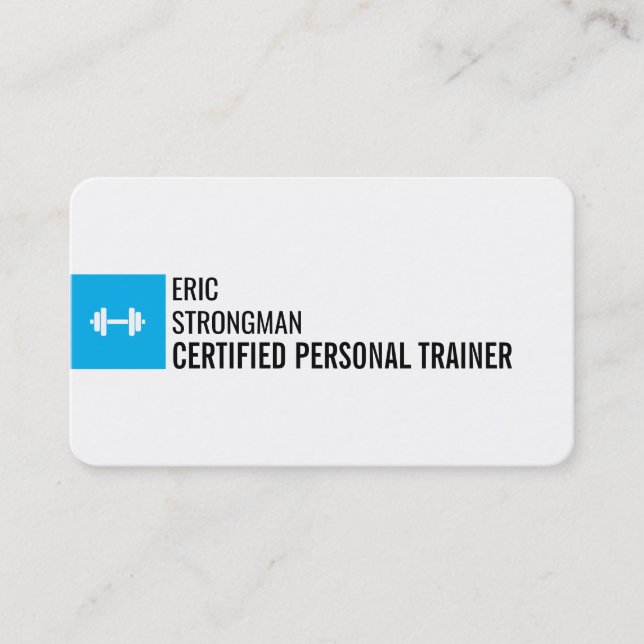 Modern minimalistisk professionell vit, rundad visitkort (Framsida)