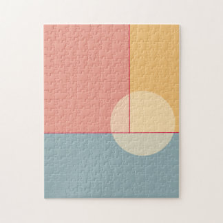 Modern minimalistisk pussel