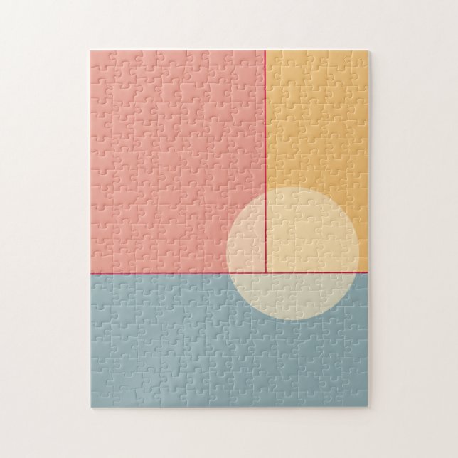 Modern minimalistisk pussel (Vertikal)