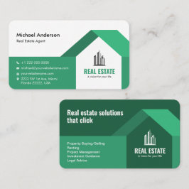 Modern minimalistisk Real Gods Grönt Visitkort