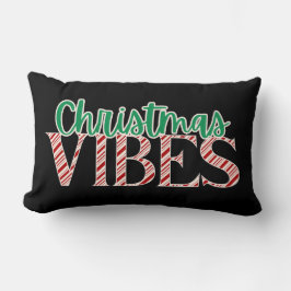 Modern minimalistisk retro-jul Vibes Candy cane Lumbarkudde