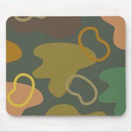 Modern minimalistisk rökig färg-pall Enkel grönt Musmatta