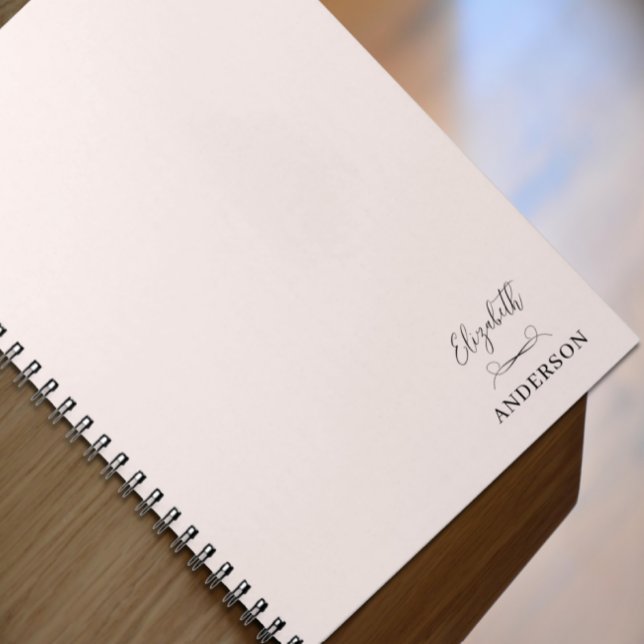 Modern minimalistisk  Rosa Anteckningsbok (Skapare uppladdad)