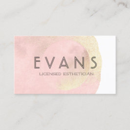 Modern minimalistisk Rosa - Esthetician Tidsbeställning Kort