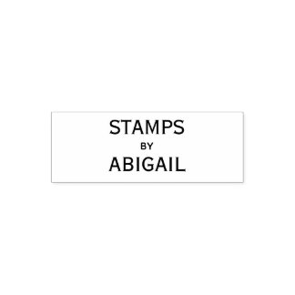 Modern minimalistisk script bröllops returadress självfärgande stämpel