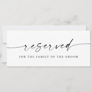 Modern Minimalistisk signatur i Bröllop reserverad