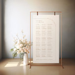 Modern minimalistisk sittplatskarta för Arch Bröll Poster<br><div class="desc">Designad att samordna med för "Arches Minimalist" bröllopsinbjudan. Om du vill ändra information klickar du på Information. Om du vill flytta texten eller ändra storlek, teckensnitt eller färg klickar du på Redigera med Design Verktyg. Visa samlingslänken på den här sidan om du vill se alla matchande objekt i den här...</div>