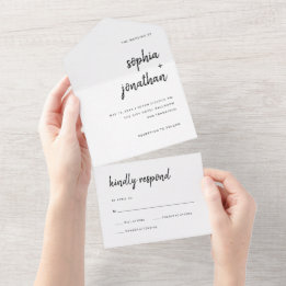 Modern, minimalistisk skript | BRÖLLOP